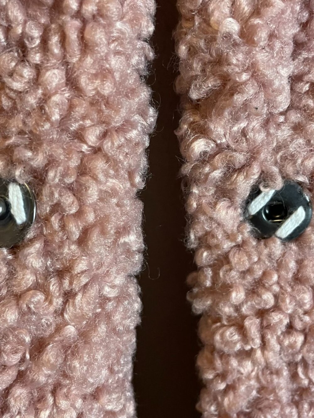 Soft Pink Fuzzy / Teddy Coat - Picture 6 of 8